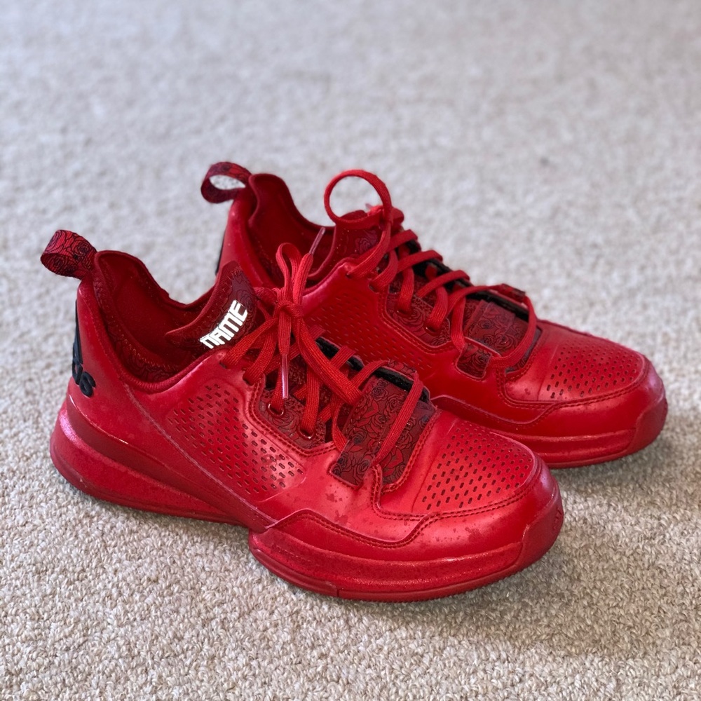 Adidas D Lillard 1 for 'Rose City' Red Size 7